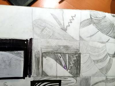 Page of thumbnail sketches