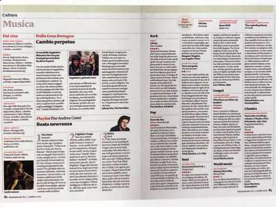 Image of 2-page spread from Internazionale