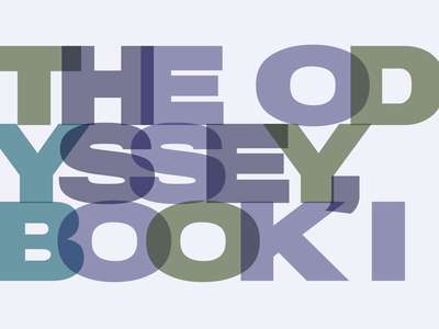 A heading styled to overlap with letter transparency and outlines