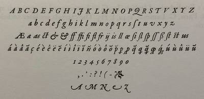 Example of Saint-augustain typeface