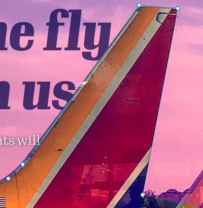 Image with clip path masking points shown