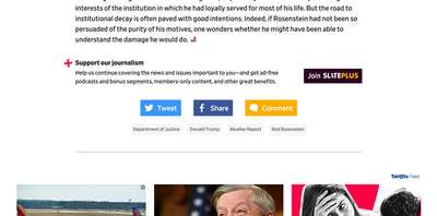 A paragraph of textfrom the Slate website showing an end mark at the bottom