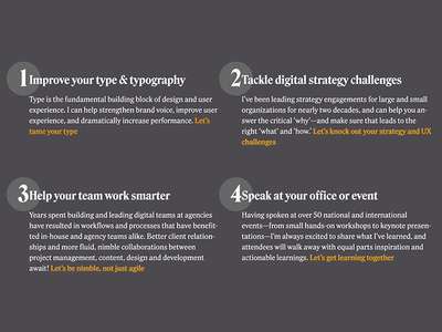 Example a nice numbered list