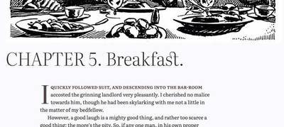 Chapter 5 showing more refined typography