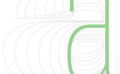 Different weights of a lower case letter a overlaid on one another