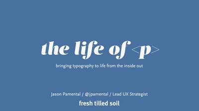 Slide deck cover for The Life of <p>