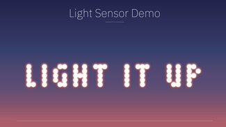 Image of light sensor demo