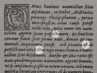 Examples of ligatures in a 16th century book