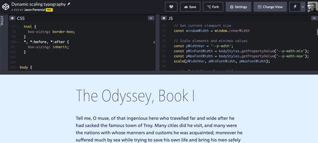 Digging in to dynamic typography | Responsive Web Typography